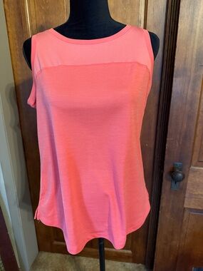 Columbia Coral Pink Sleeveless Performance Tank